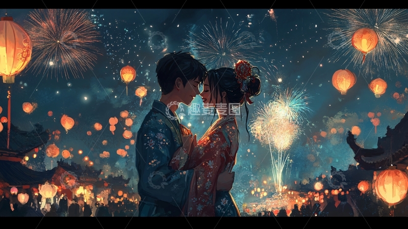 高清大图下载【趣麦麦图】梦华录主题婚礼