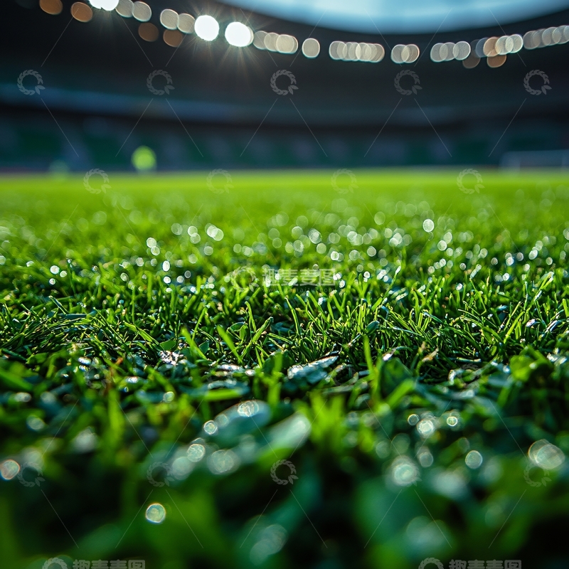 高清大图下载【趣麦麦图】绿茵场足球场草地