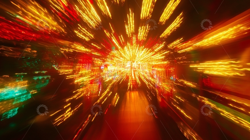 高清大图下载【趣麦麦图】炫彩时光隧道2