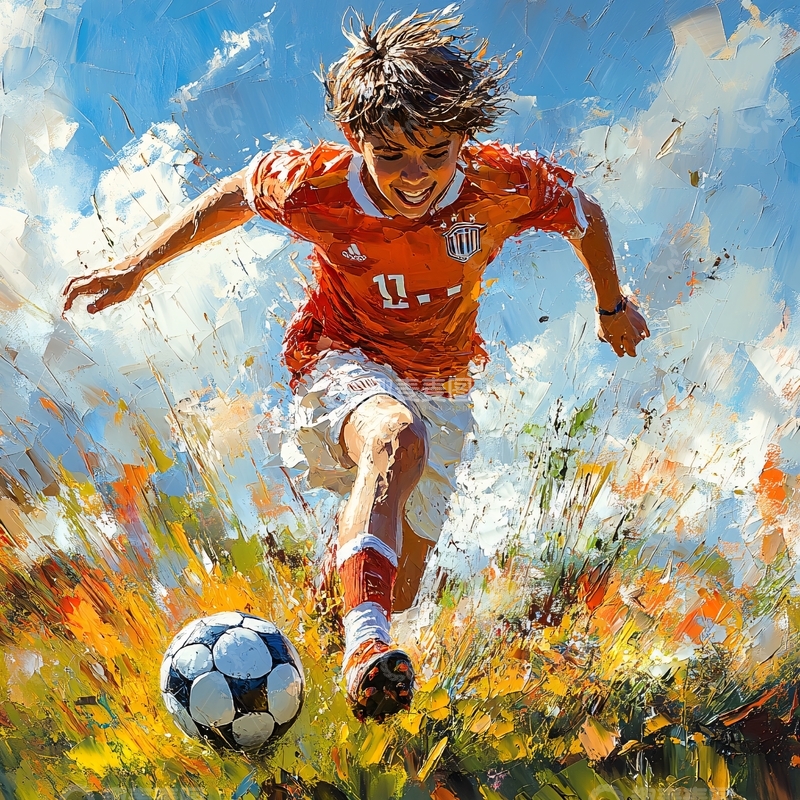 高清大图下载【趣麦麦图】足球男孩壁纸2