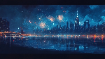 粤港澳大湾区元旦背景