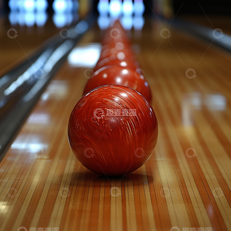 高清大图下载【趣麦麦图】保龄球球道1