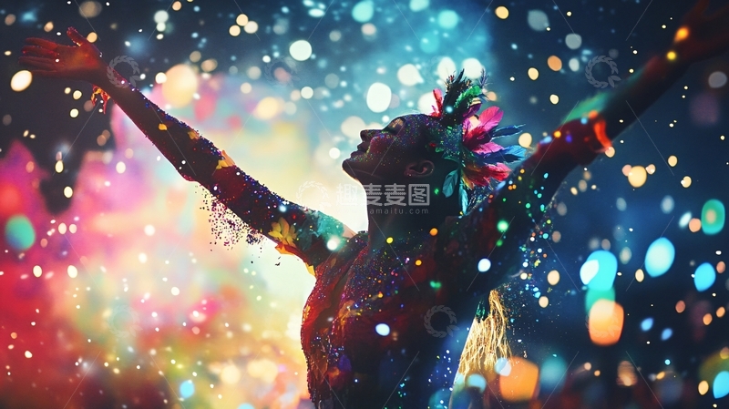 高清大图下载【趣麦麦图】舞蹈唱歌才艺演讲背景