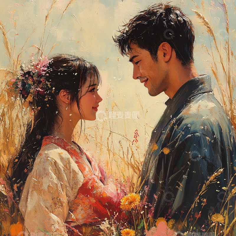 高清大图下载【趣麦麦图】-板绘人像24