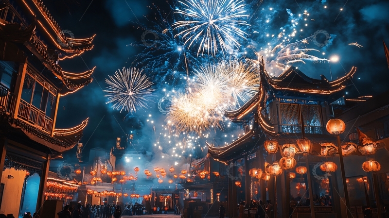 高清大图下载【趣麦麦图】元宵节繁荣6