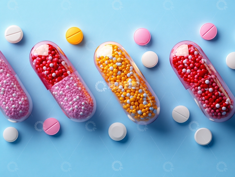 高清大图下载【趣麦麦图】医药素材保健药品1