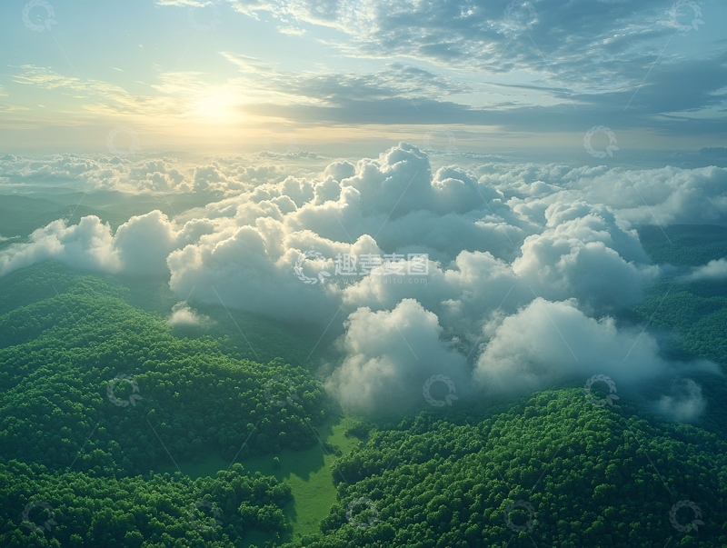 高清大图下载【趣麦麦图】云海云海山脉7