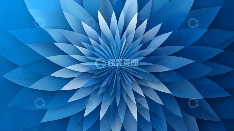 高清大图下载【趣麦麦图】蓝色放射底图
