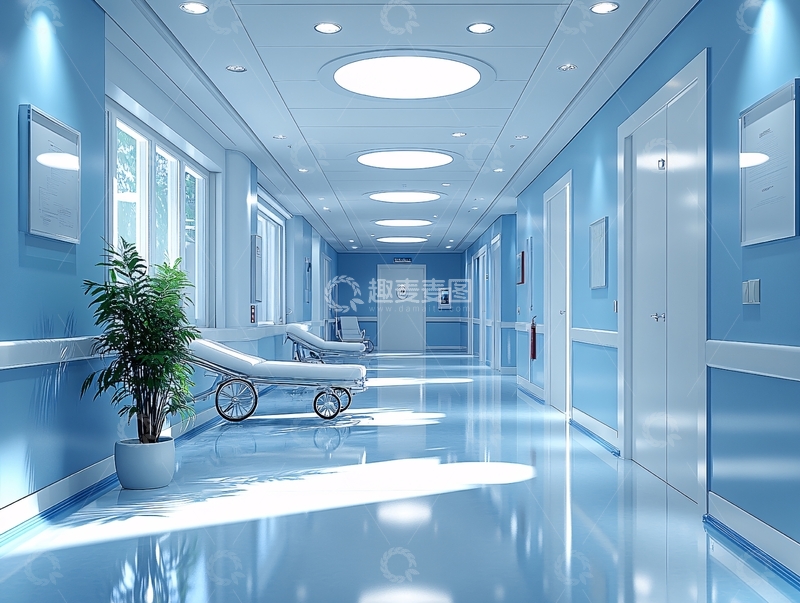 高清大图下载【趣麦麦图】医院走廊设施