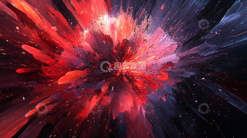 高清大图下载【趣麦麦图】爆炸炫彩炫彩背景3