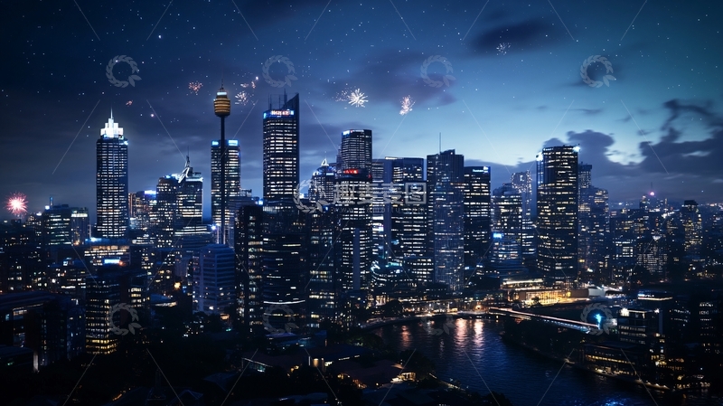 高清大图下载【趣麦麦图】璀璨都市风光2