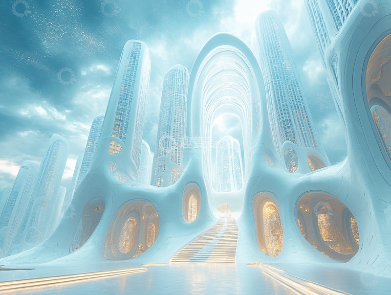 高清大图下载【趣麦麦图】科幻建筑设计5