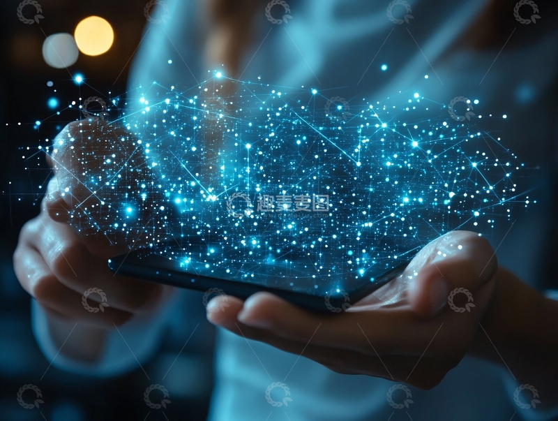 高清大图下载【趣麦麦图】智能数据网络1