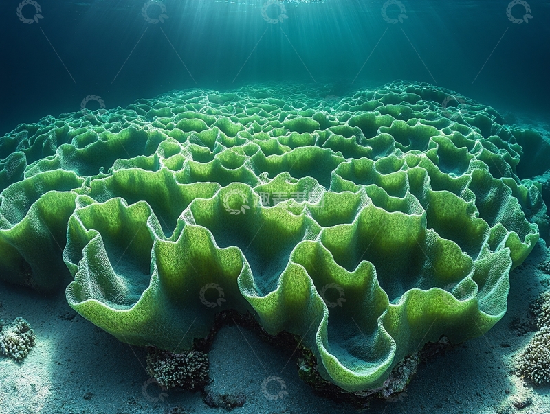 高清大图下载【趣麦麦图】秘密角蜂巢珊瑚1