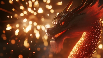 新年倒计时烟花