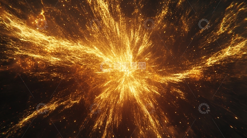 高清大图下载【趣麦麦图】璀璨星光抽象背景烟火5