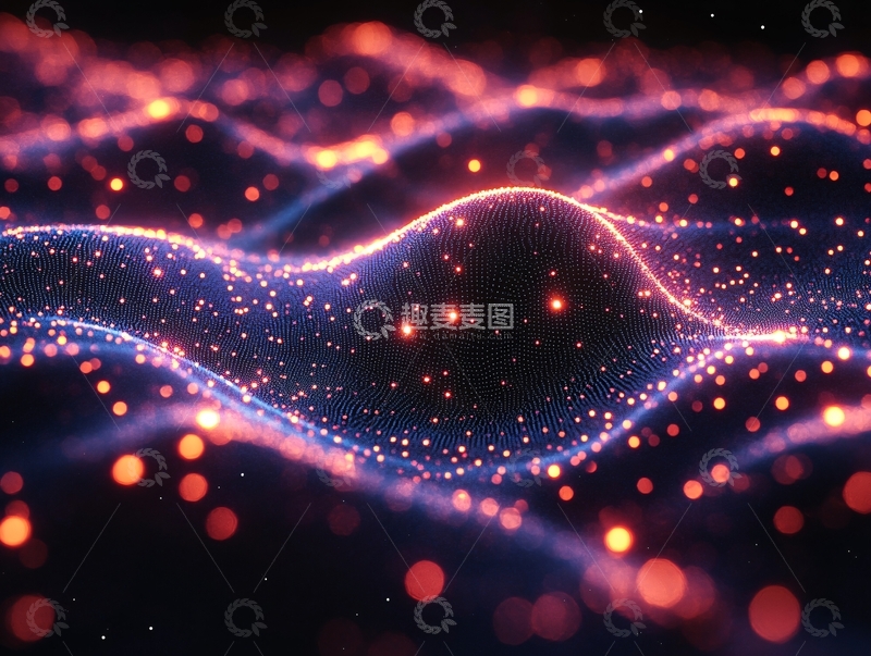 高清大图下载【趣麦麦图】网点创意特效背景39