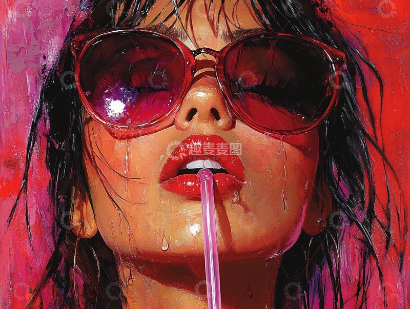 高清大图下载【趣麦麦图】数字肖像插画2