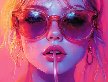 美女潮流插画17