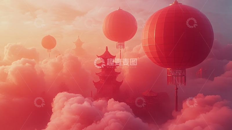 高清大图下载【趣麦麦图】鸿运高升