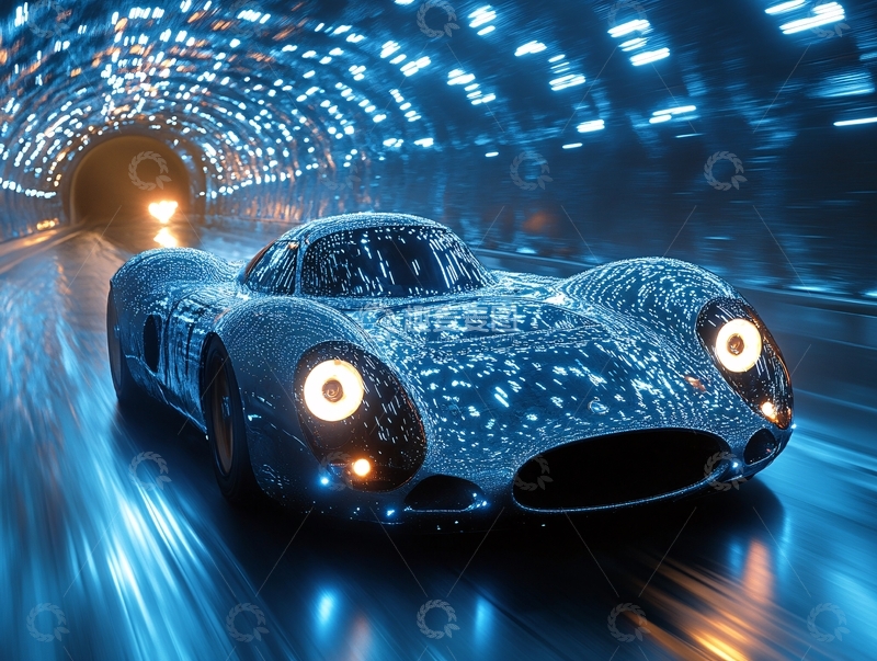 高清大图下载【趣麦麦图】绚丽线条汽车32