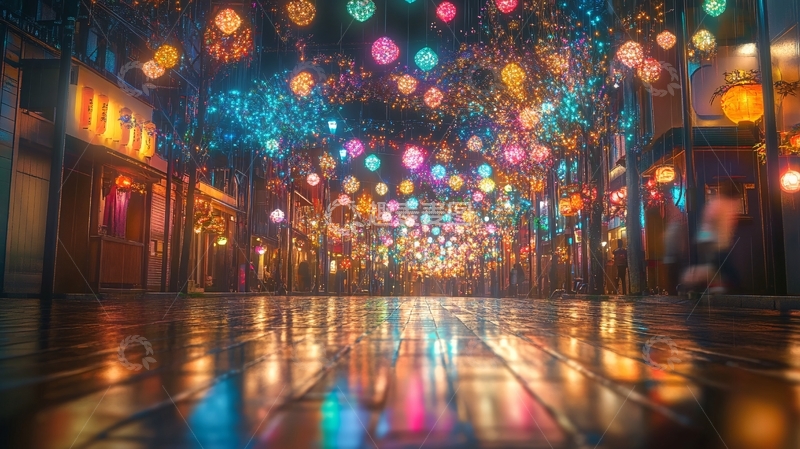 高清大图下载【趣麦麦图】有乐町散景步街