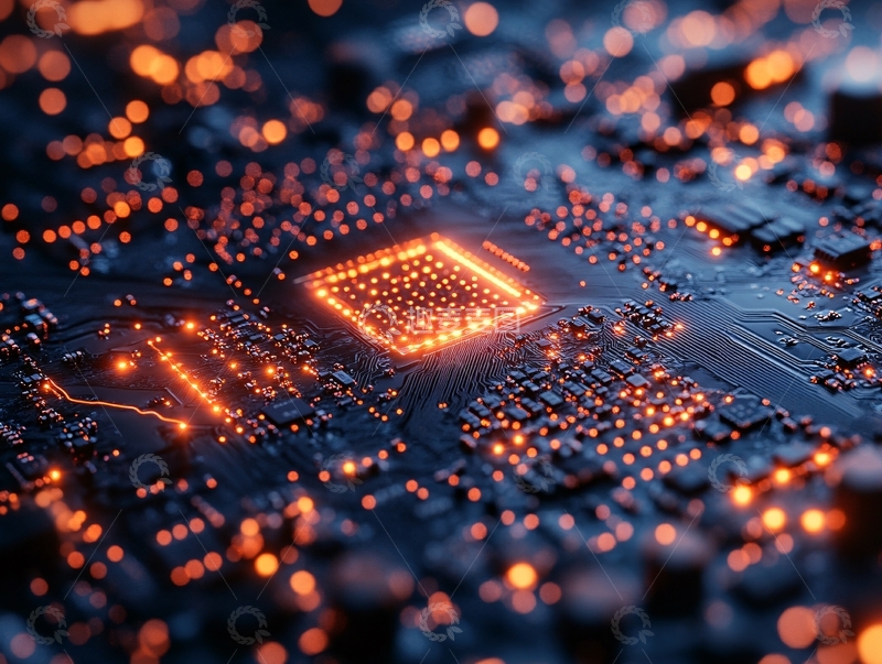 高清大图下载【趣麦麦图】芯片科技集成电路63