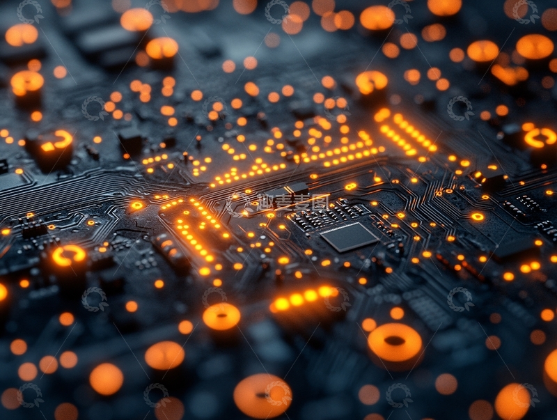 高清大图下载【趣麦麦图】芯片科技集成电路62