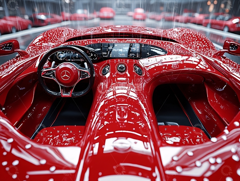 高清大图下载【趣麦麦图】高端汽车的生产