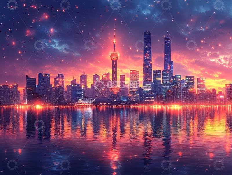 高清大图下载【趣麦麦图】外滩长图大图1