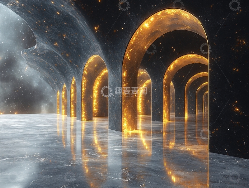 高清大图下载【趣麦麦图】超现实隧道2