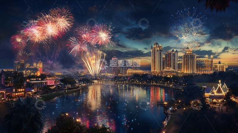高清大图下载【趣麦麦图】年星河湾