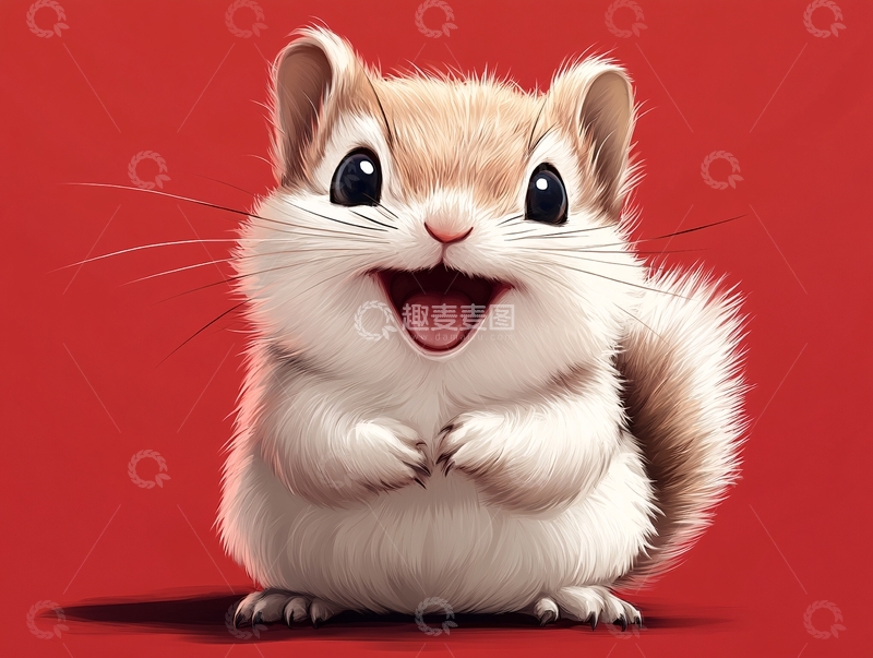 高清大图下载【趣麦麦图】原创手绘仓鼠1