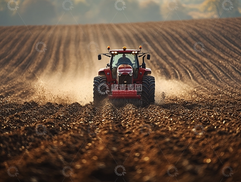 高清大图下载【趣麦麦图】轮耕生产
