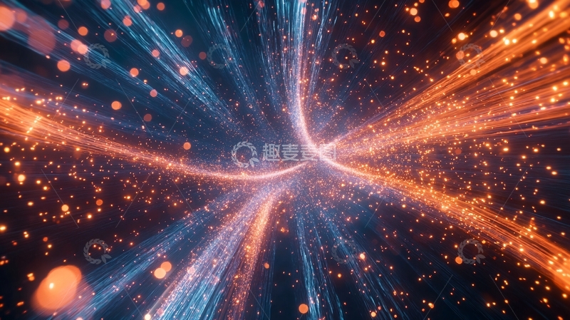高清大图下载【趣麦麦图】光线光感旋涡元宇宙31