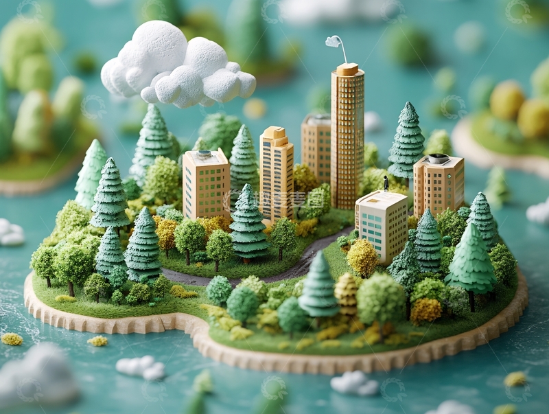 高清大图下载【趣麦麦图】立体插画风格11