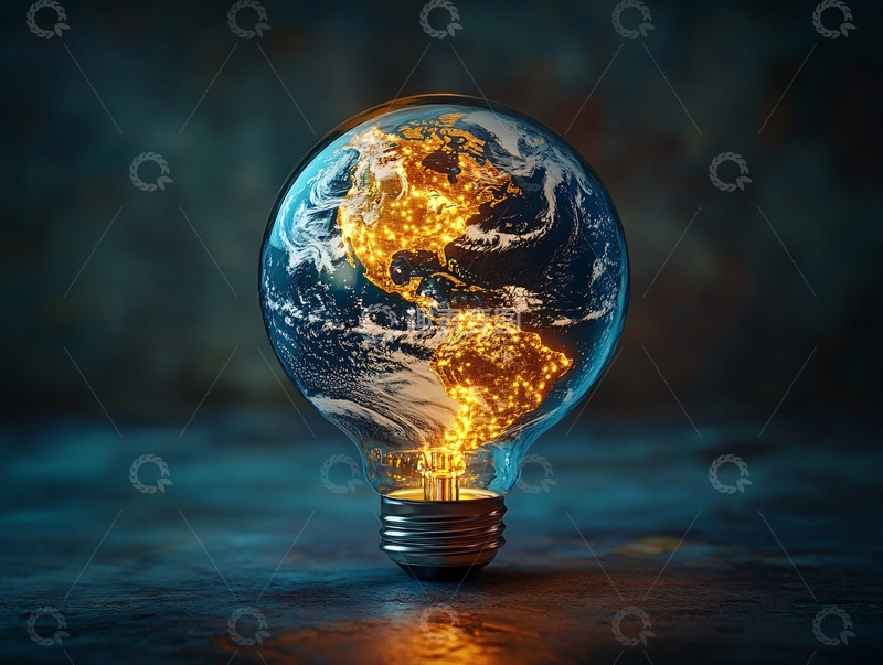 高清大图下载【趣麦麦图】图形地球灯饰