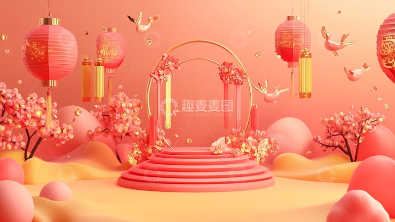 元宵节拍框堆头小景21