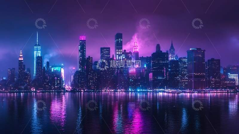 高清大图下载【趣麦麦图】纽约意境城市17