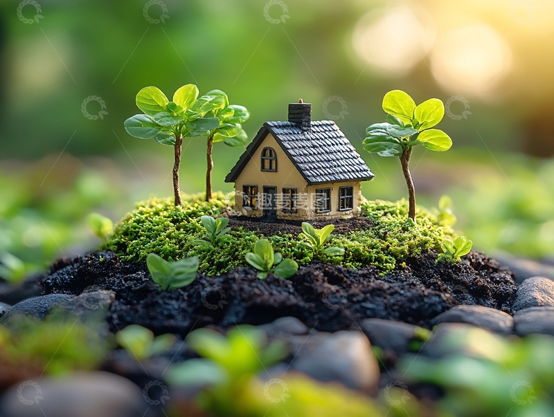 高清大图下载【趣麦麦图】绿色家园建设
