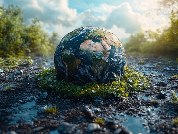 绚丽地球地面背景素材1