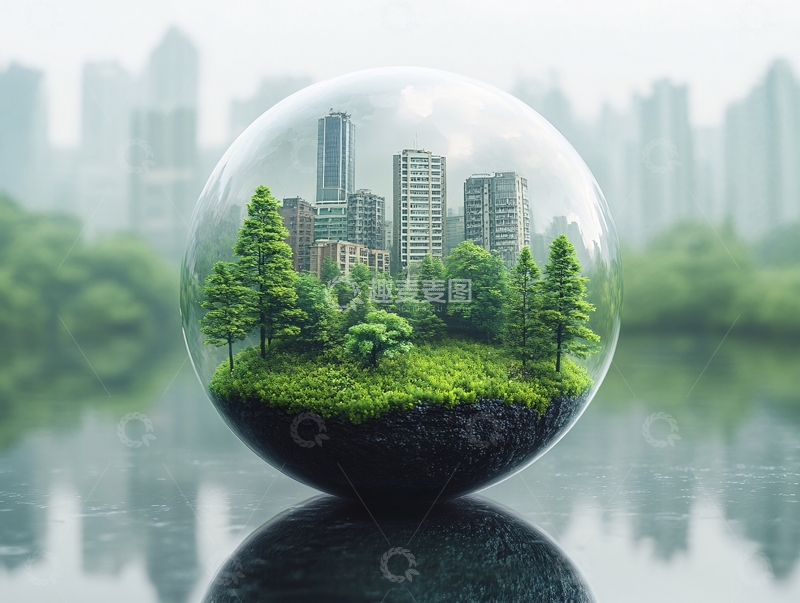 高清大图下载【趣麦麦图】环境保护城市绿化