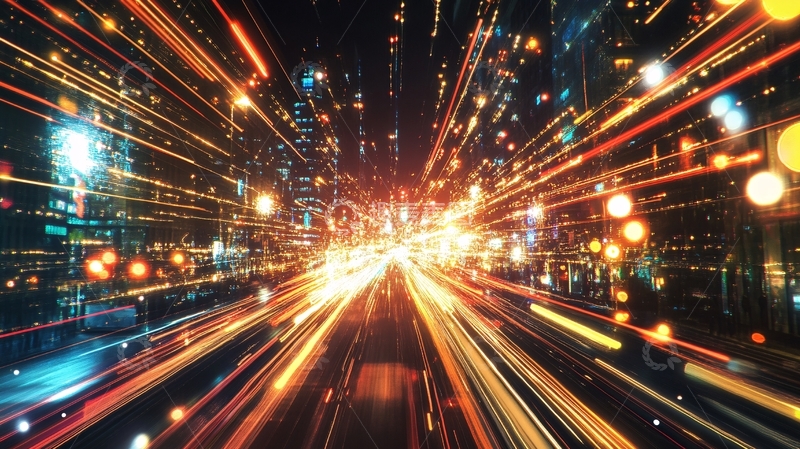 高清大图下载【趣麦麦图】智慧城市网络速度15