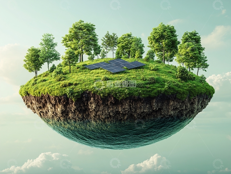 高清大图下载【趣麦麦图】悬浮岛屿12