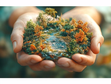 保护环境概念人像1