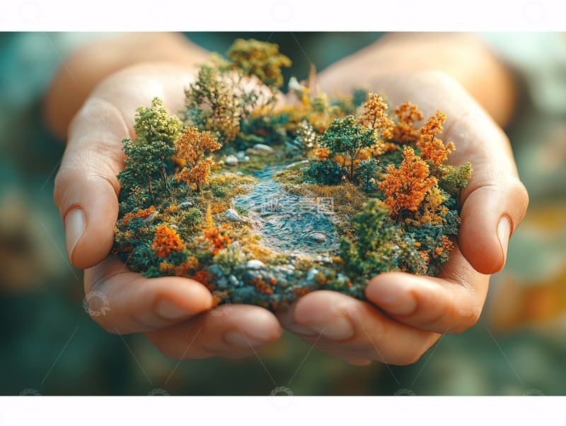 高清大图下载【趣麦麦图】保护环境概念人像1