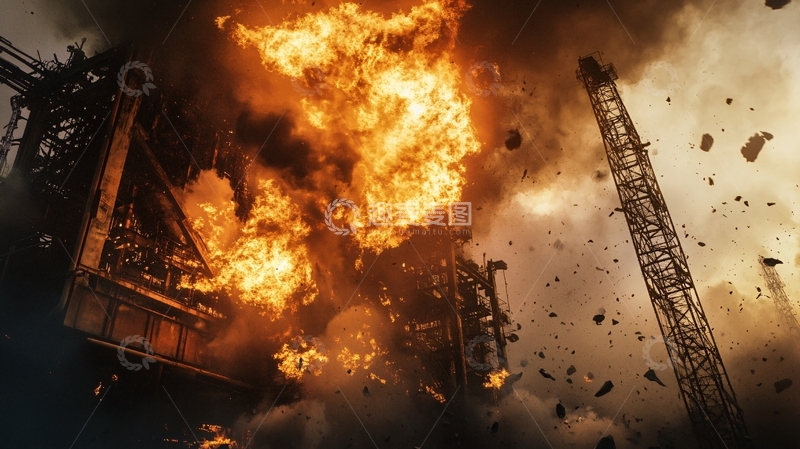 高清大图下载【趣麦麦图】爆炸场面