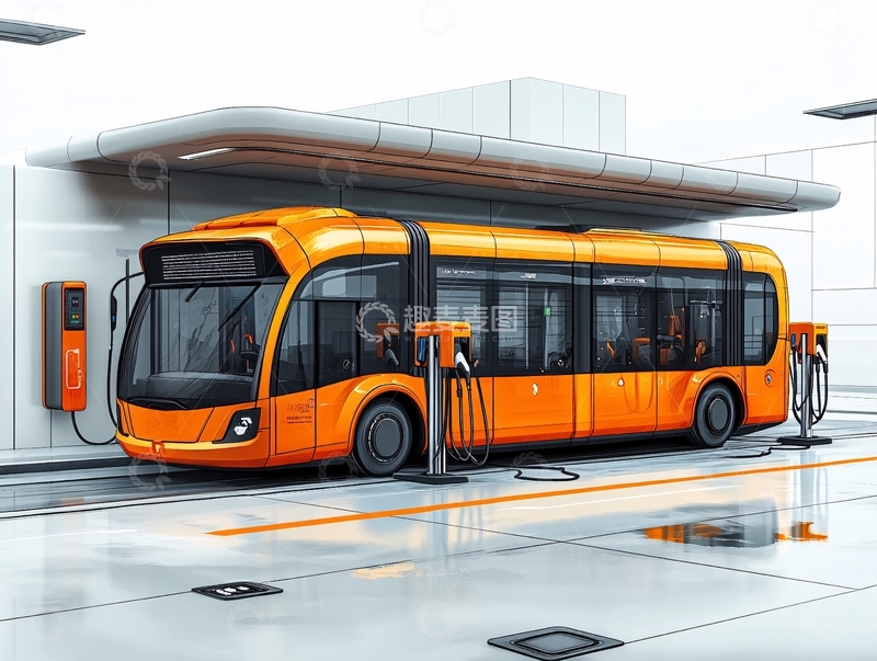 高清大图下载【趣麦麦图】电车新能源