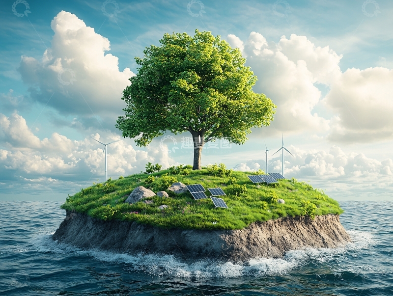 高清大图下载【趣麦麦图】悬浮岛屿13