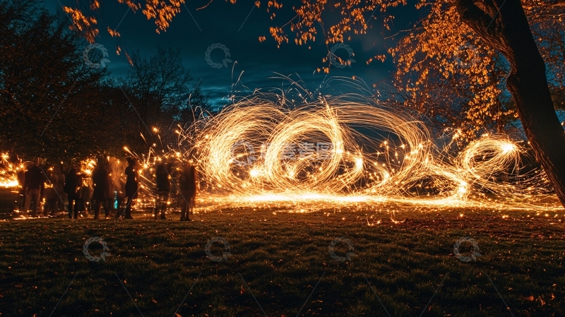 高清大图下载【趣麦麦图】光绘作品